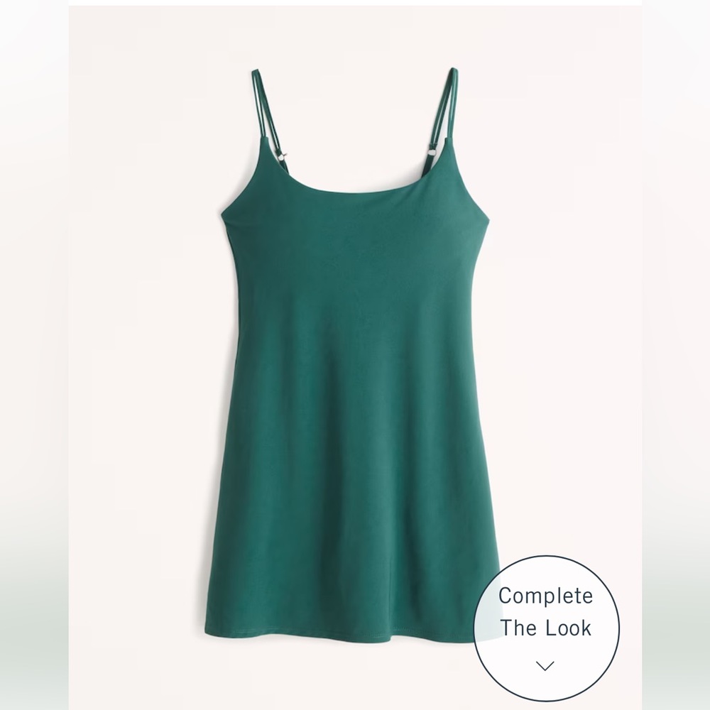 Abercrombie Traveler Mini Exercise Dress Size L Green